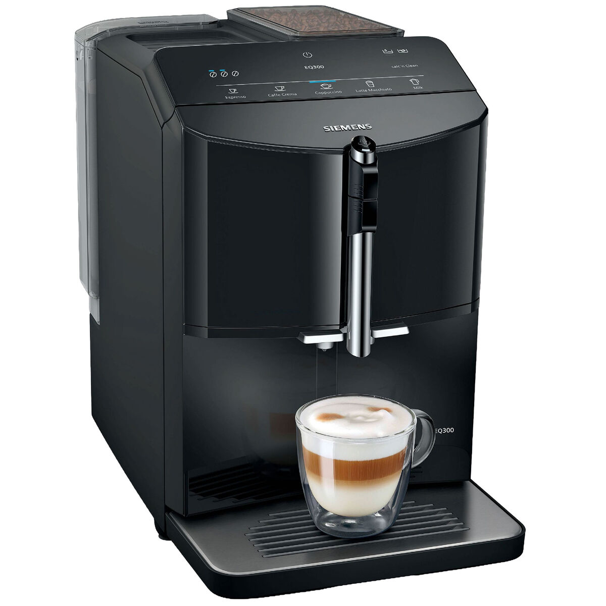 EQ300 helautomatisk kaffemaskin, svart