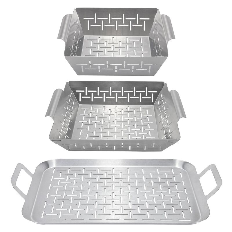 Grillkurver, 3-pakning