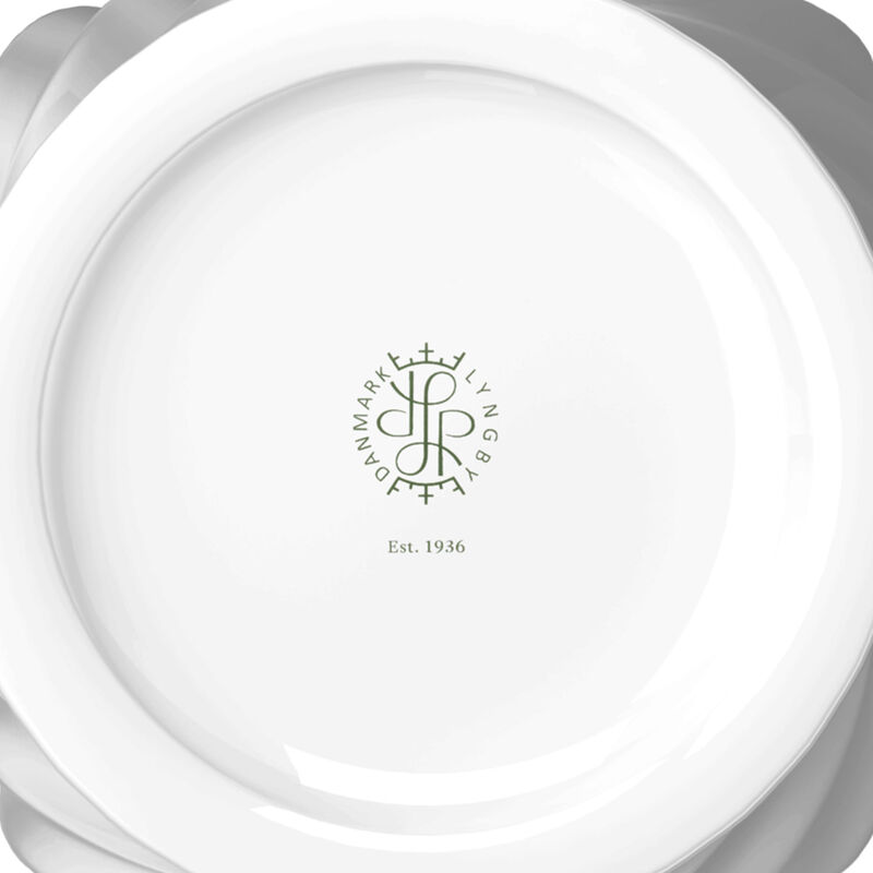 Lyngby Porcelæn Twist maljakko 31 cm, valkoinen