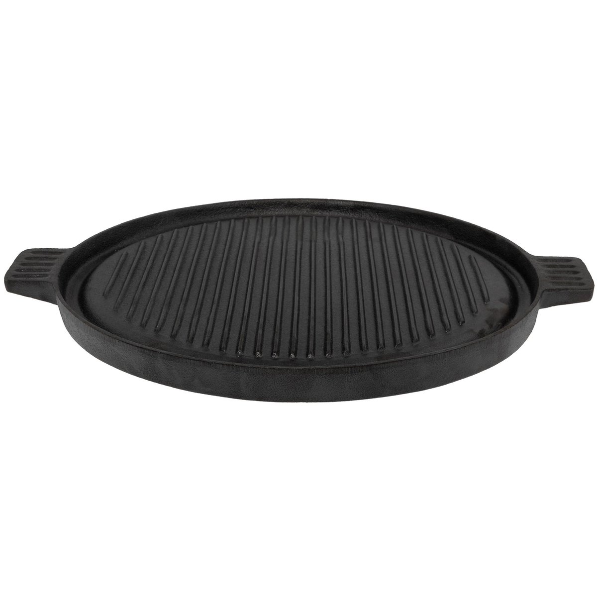 Støbejerns Grill og Stegeplade Rund 36 cm.