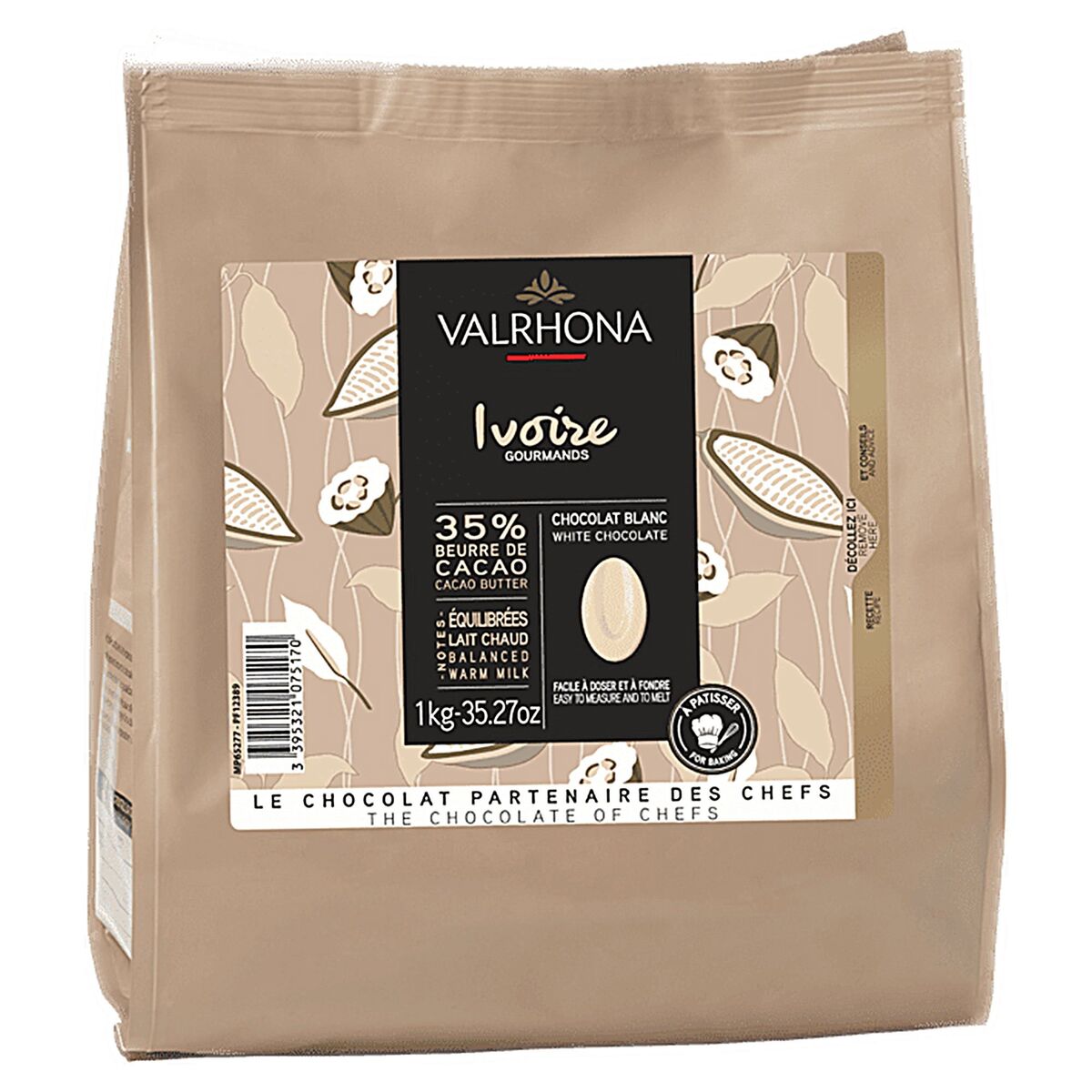 Valrhona Ivoire 35%, 1 kg