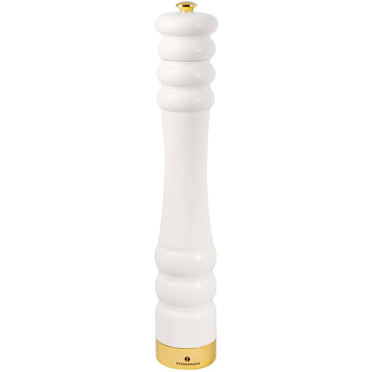 Munchen Mat -pippurimylly, valkoinen/kulta, 35 cm