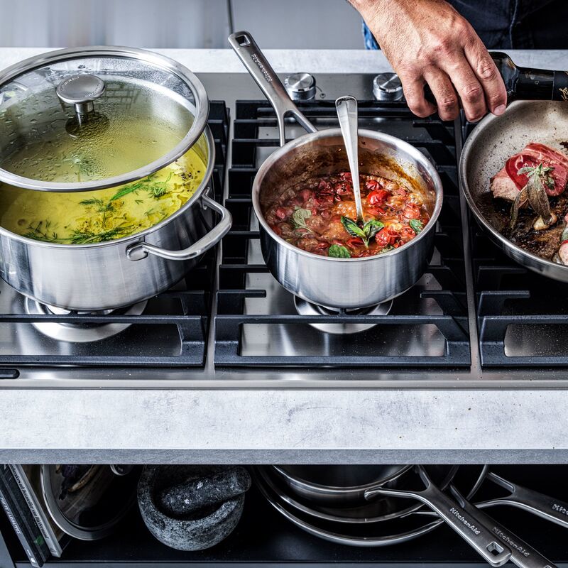 Cookware Collection -kattila, kannellinen, ruostumatonta terästä, 24 cm