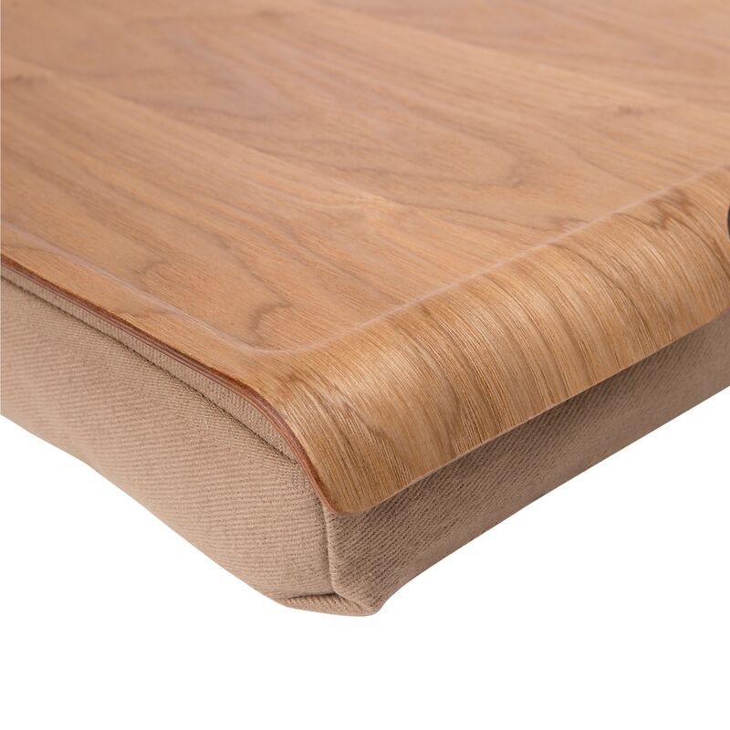 Laptray knæbakke, natur/sand