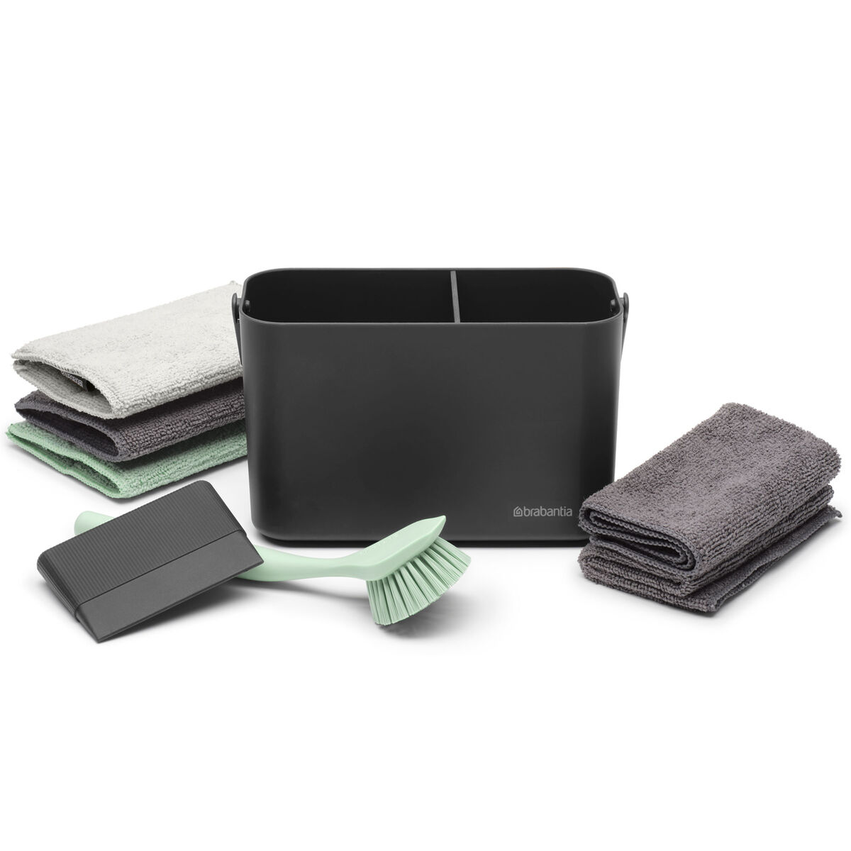 SinkSide rengjøringssett, mørkegrå