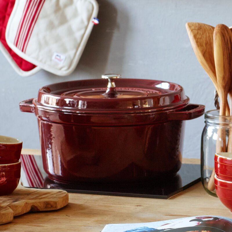 Rund Gryde 24 cm 3,8 liter Grenadine