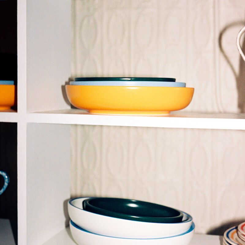 Sobremesa serveringsskål, large, gul