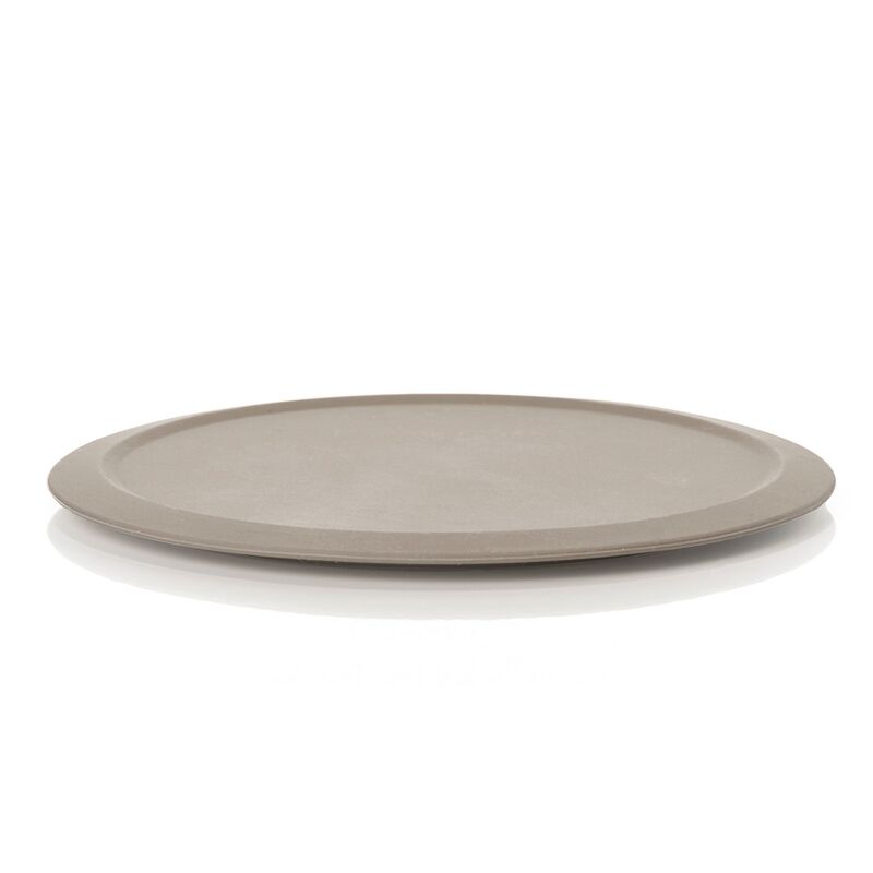 Glassbrikker 6 stk med holder, taupe