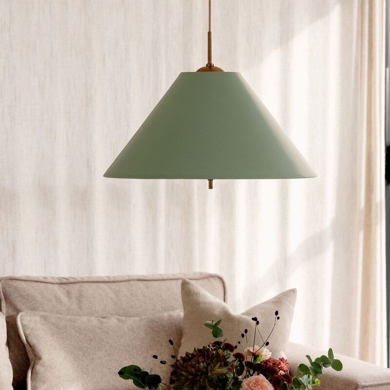 Iris pendel loftlampe 50 cm, grøn