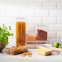 Canteen oppbevaringsbokser 6 deler, transparent