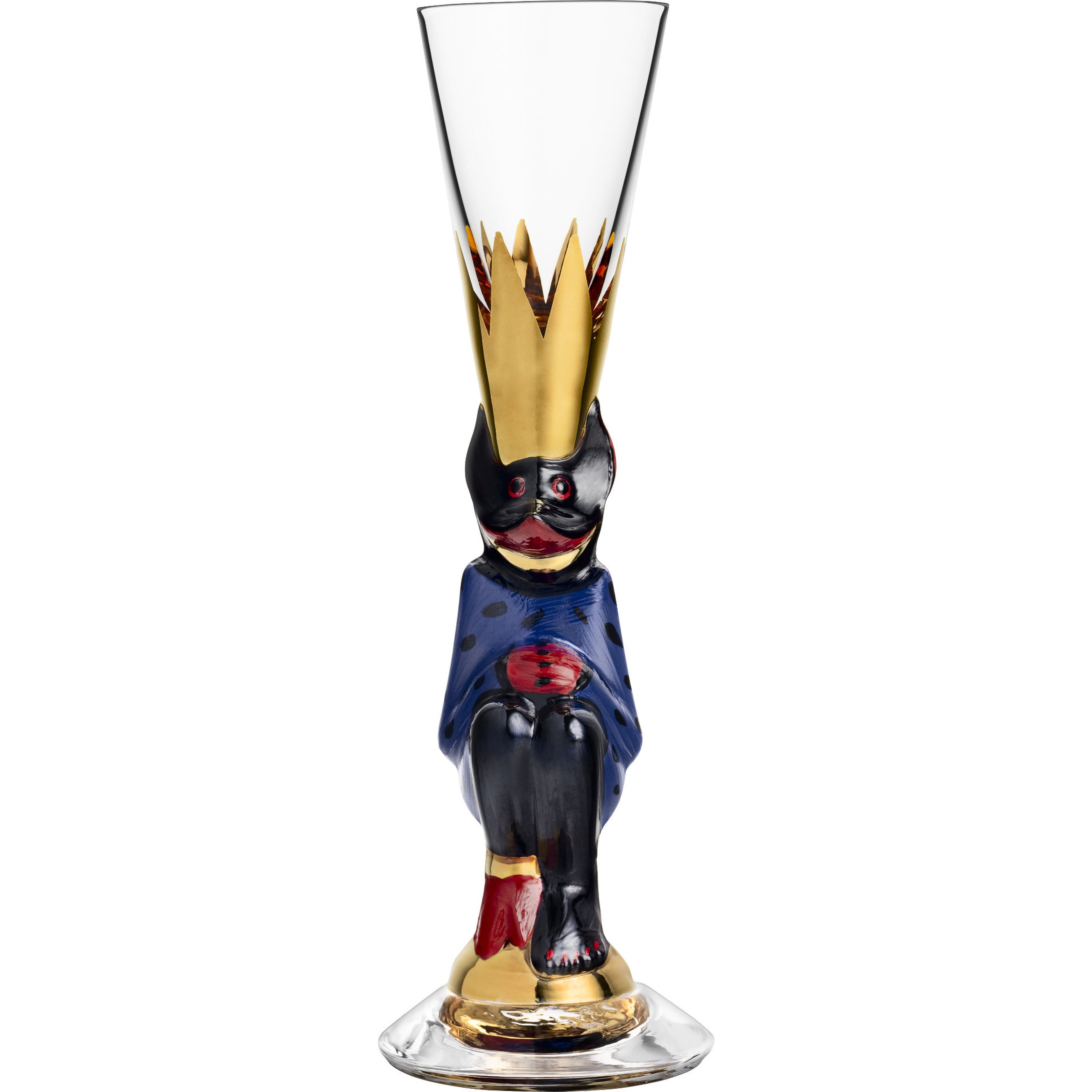 Nobel Snapsglas Blå 4 cl