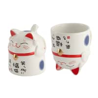 Kawaii Lucky Cat krus 35 cl, blå