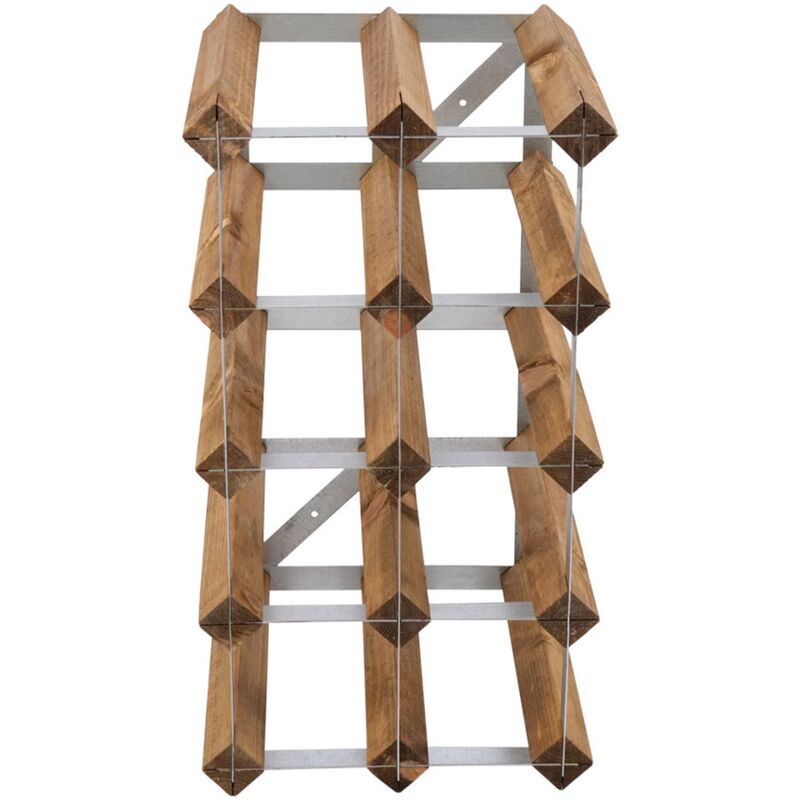 Vinreol Saml-Selv Lys Eg 12 flasker