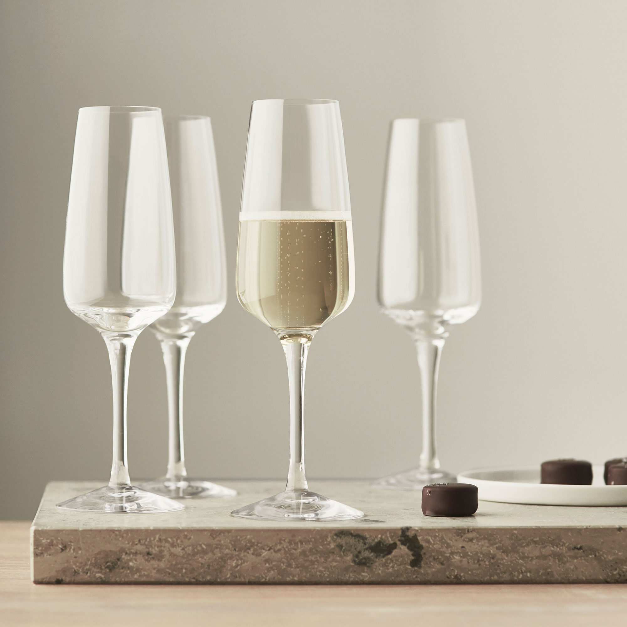 Pulse champagneglas 28 cl, 4-pack