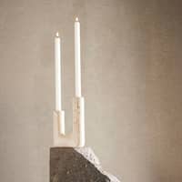 Minerva lysestake, creme