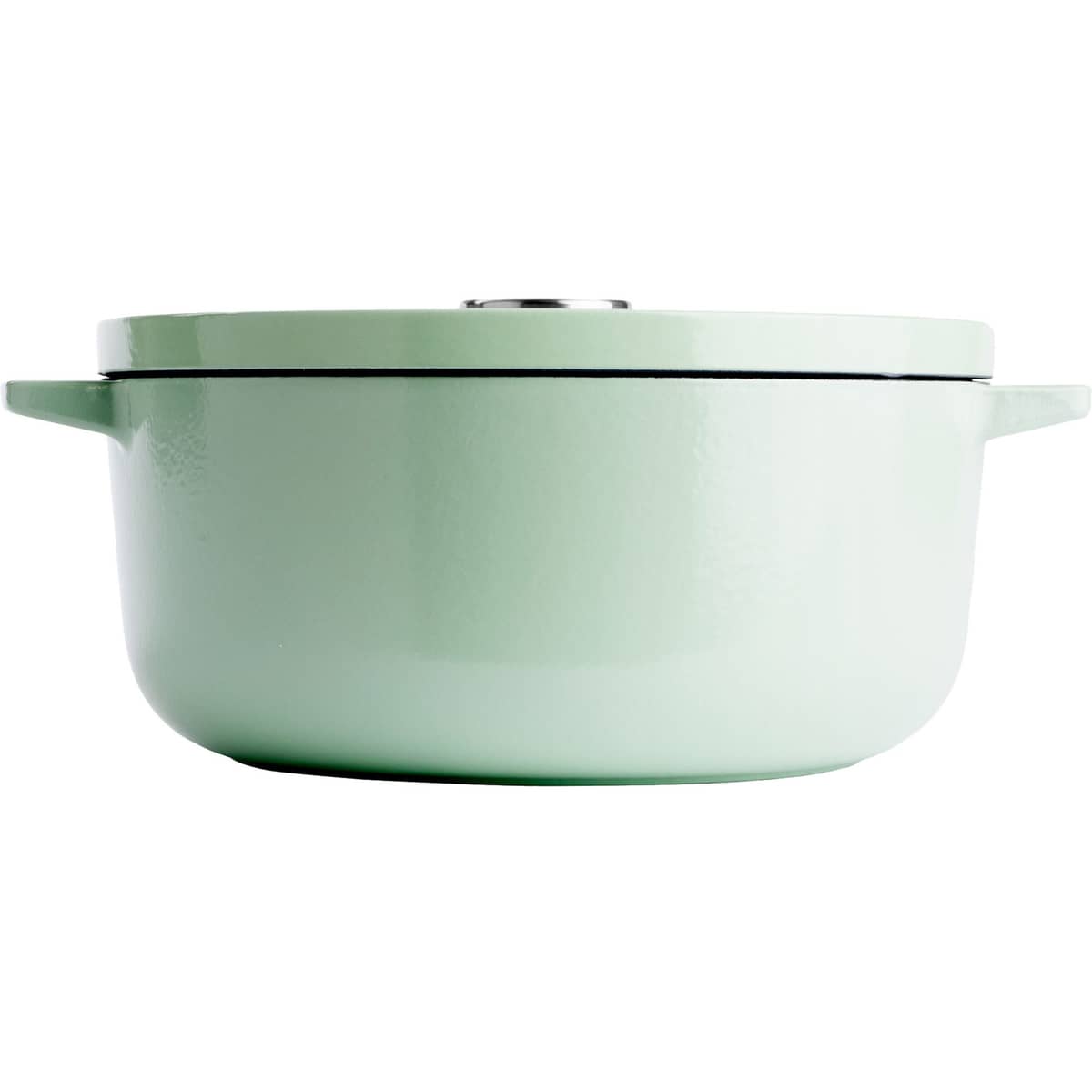 Støpejernsgryte 26 cm/5,2 liter, pistachio