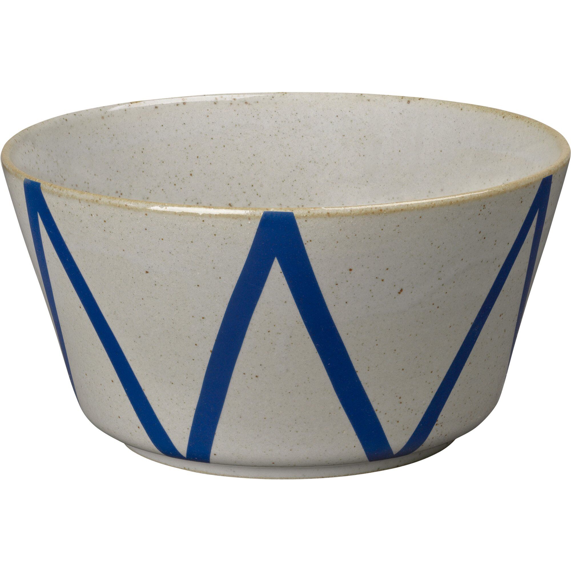 Alternativ bild 1 för Lyngby Porcelæn DAN-ILD Skål Sicksack 21 cm.