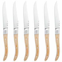 Grillknivar 6-pack, ljust pakkaträ