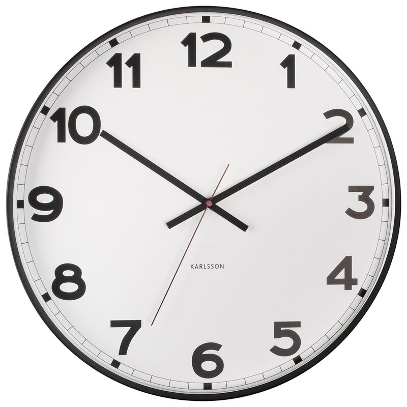 New Classic väggklocka 40,5 cm, vit