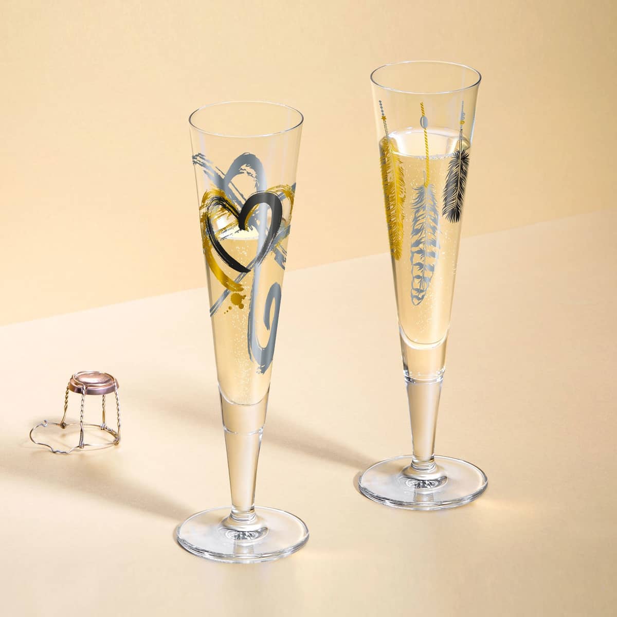Goldnacht champagneglas, NO:3
