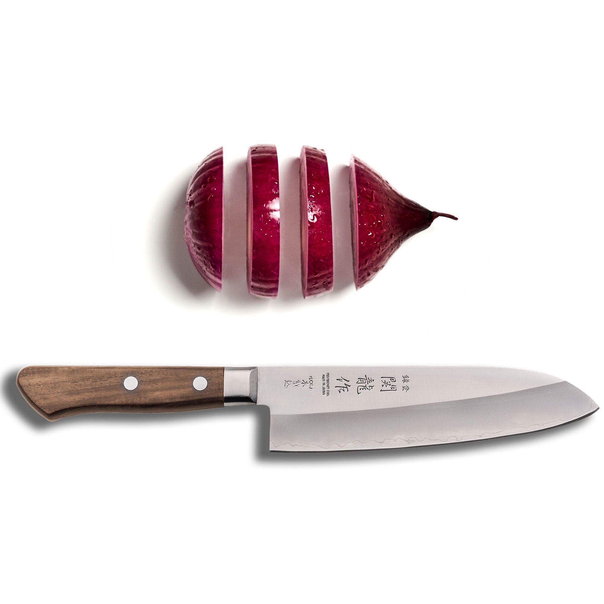 Alternativ bild 1 för Sekiryu - Wood santokukniv 16,5 cm silver