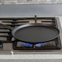 Pannekakepanne Støpejern 27 cm