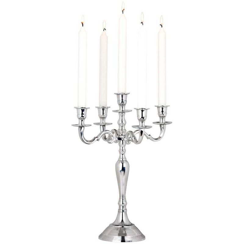 Kandelaber 5-armet Aluminium 40 cm