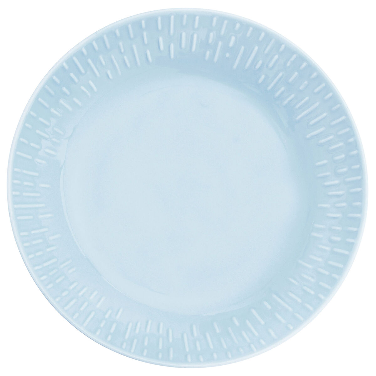 Confetti pastalautanen 23 cm, aqua