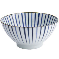 Natsu Tokusa Mixed skål 1000 ml, blå/hvit