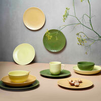 Confetti tallerken 24 cm, olive