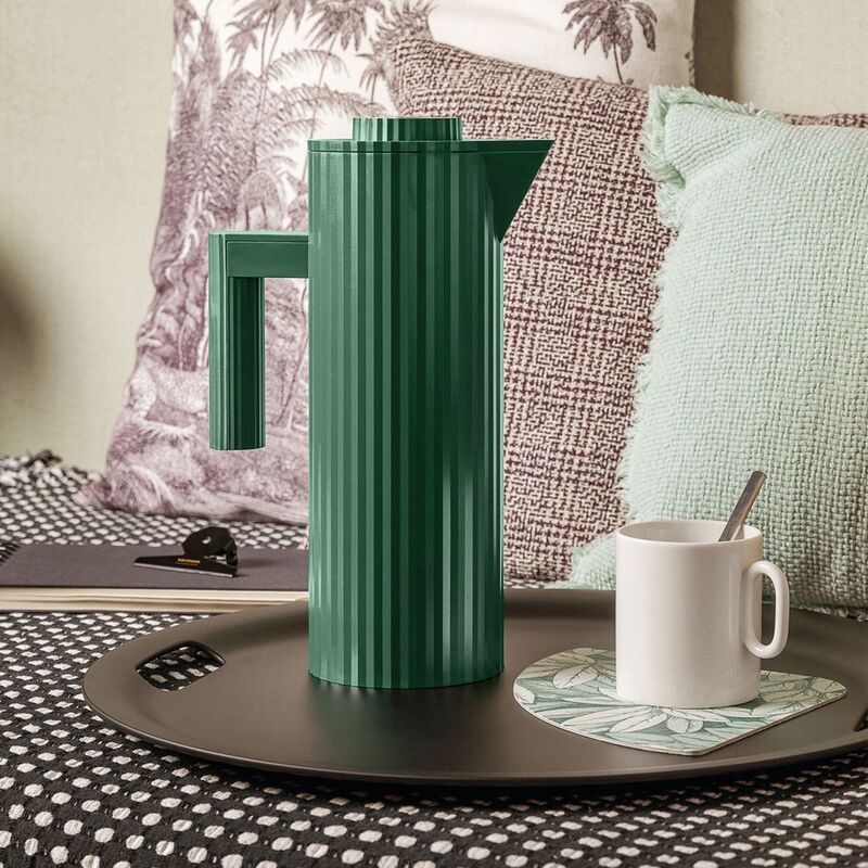 Plissé termokande, grøn