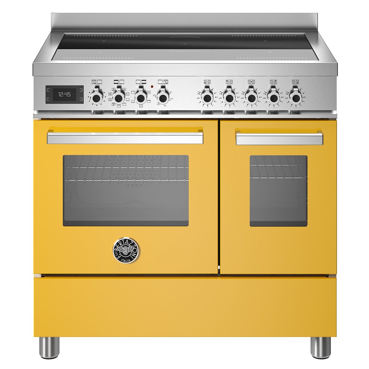 PRO95I2EGIT Professional induktionsspis med dubbelugn, 90 cm, gul