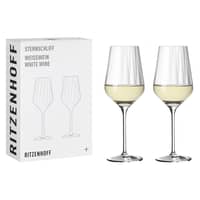 Sternschliff vitvinsglas, 2-pack
