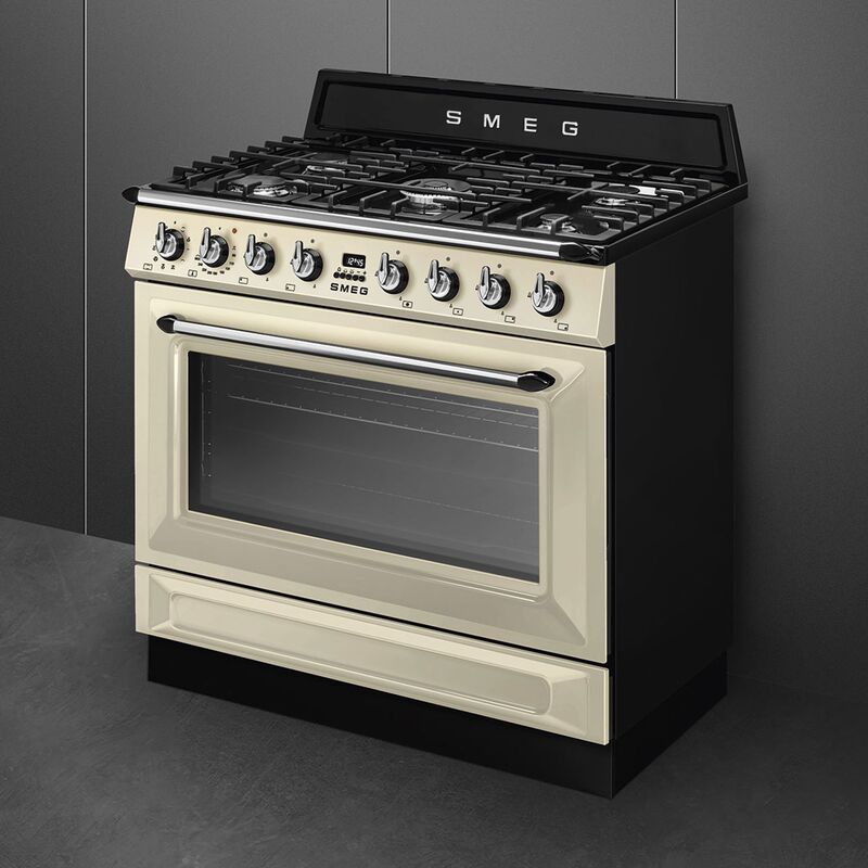 Gasskomfyr Victoria TR90GMP 90 cm, creme