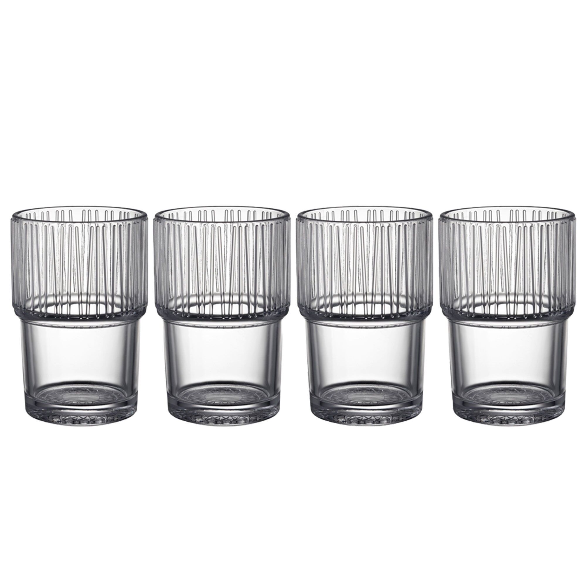 Bitz Kusintha caféglass 38 cl 4-stk. Clear