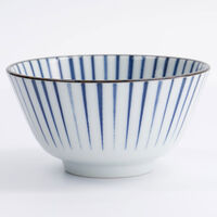Tokyo Design Studio Natsu Tokusa skål 350 ml, blå/hvid