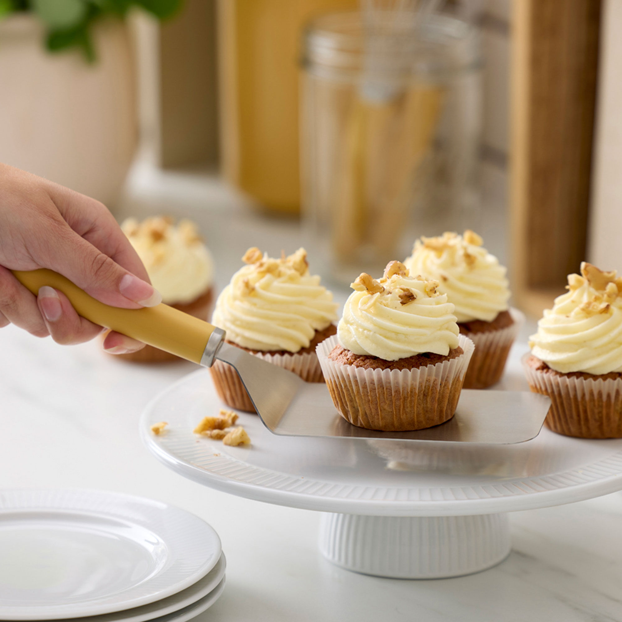 Emma palettkniv stål 26 cm, curry