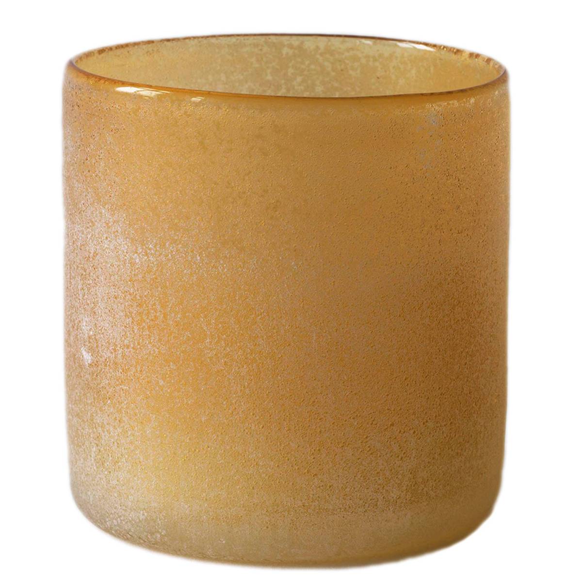 Frost ljuslykta, amber, small