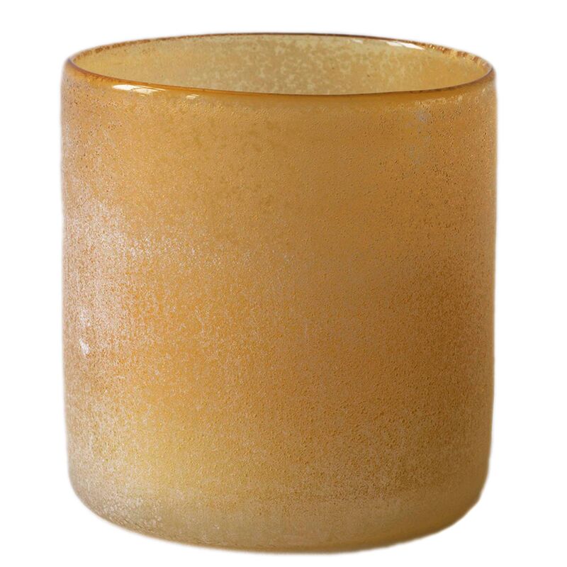 Frost fyrfadsstage, amber, small