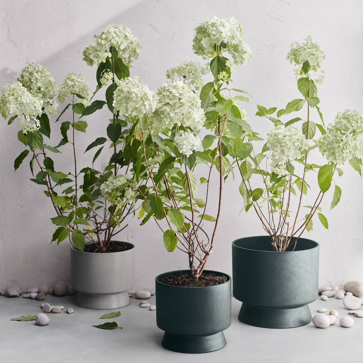 RO blomsterkrukke, 30 cm, grøn