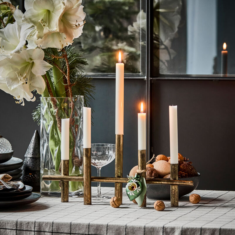 House Doctor Maxi lysestake 45 cm, messing