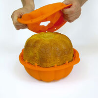 Halloween gresskarkake silikonform