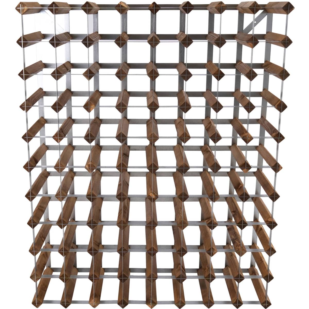 Vinställ Påbyggnadsbart 90 Flaskor Light oak