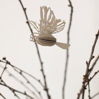 Paper Bird koriste 2-pakkaus, sand