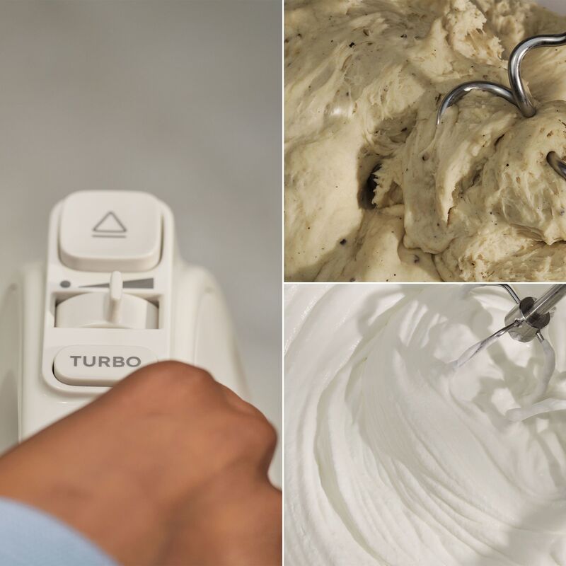 300s håndmikser 450 watt, hvit