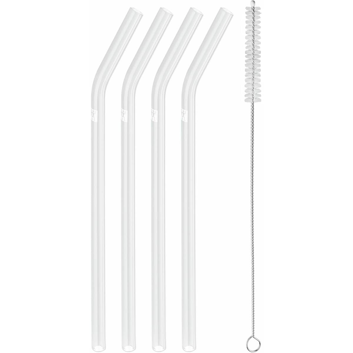 Sorrento glassugrör, 23 cm, böjd