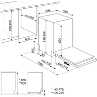 STL362DQ helintegreret opvaskemaskine