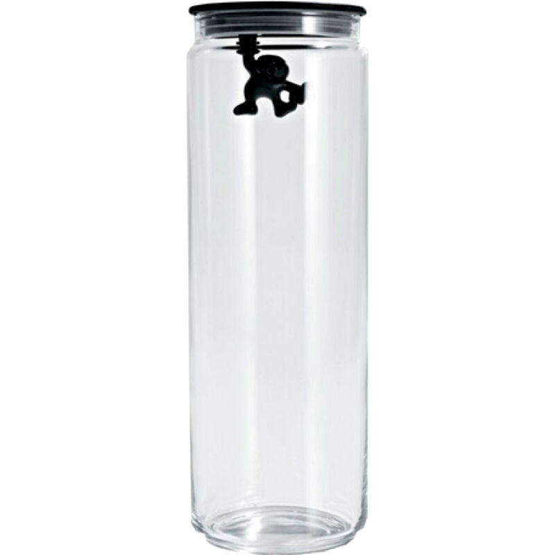 Gianni-lasipurkki kannella, 200 cl, musta