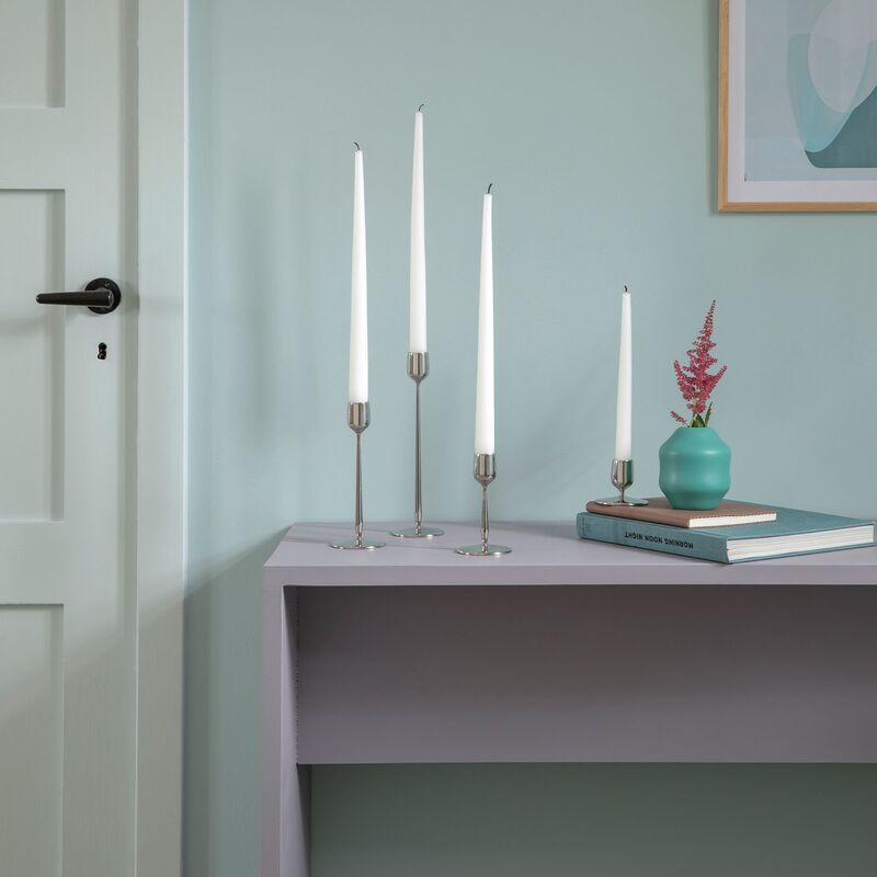 Dorotea lysestake 7x12 cm, blank stål