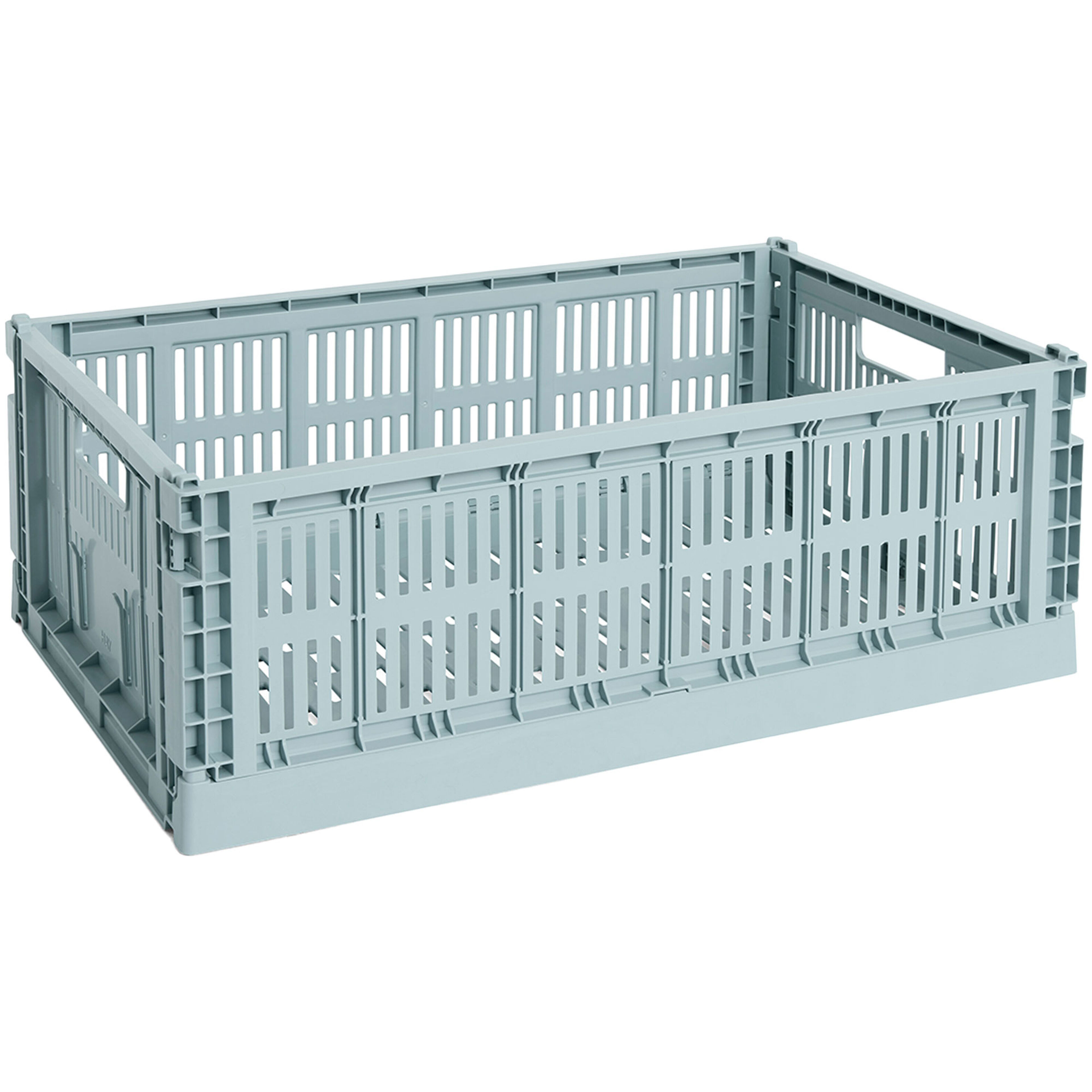 HAY Colour Crate Large Opbevaringskasse, dusty blue